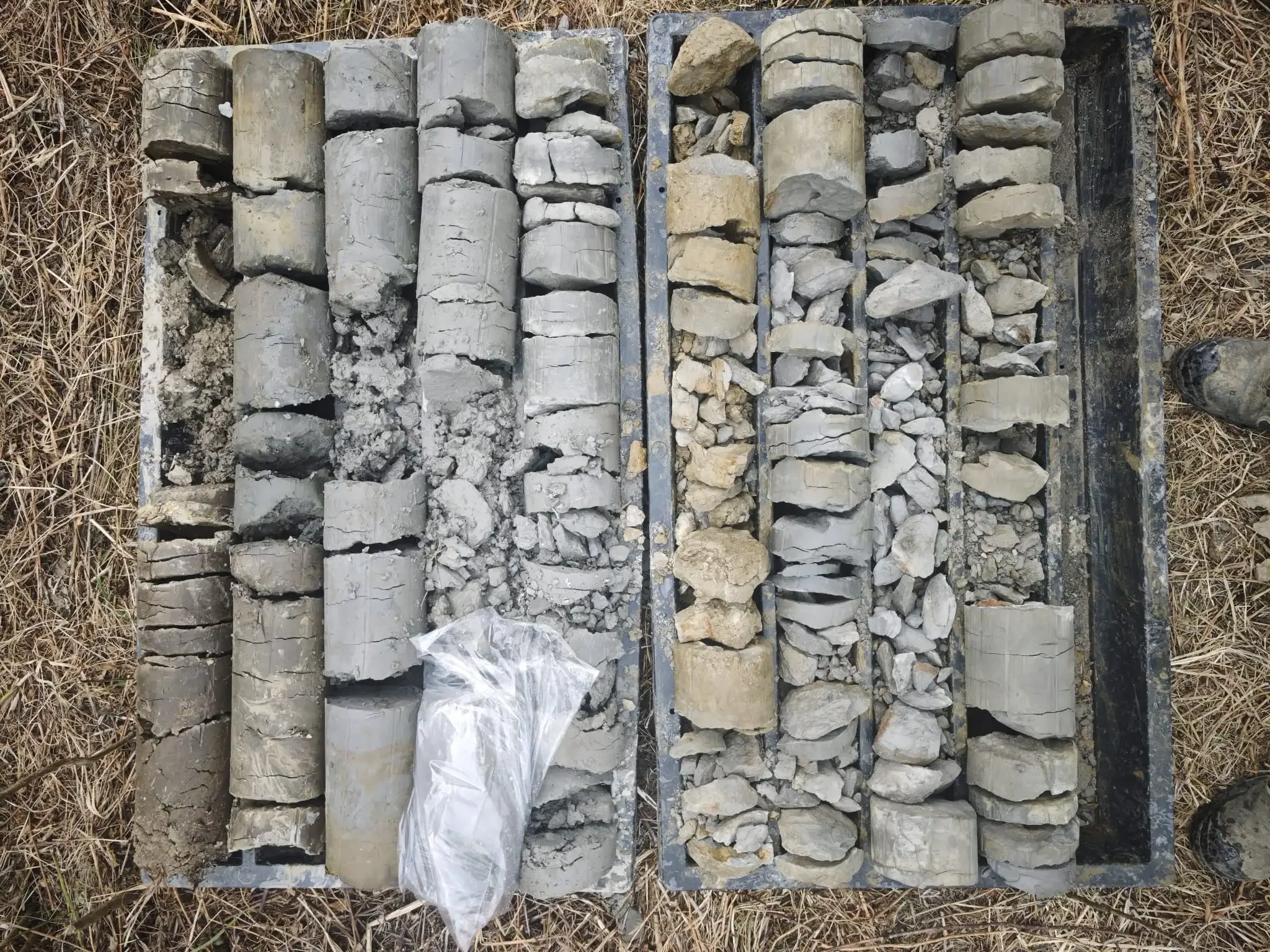 Primjer nabušene jezgre tla - MB GeoProjekt